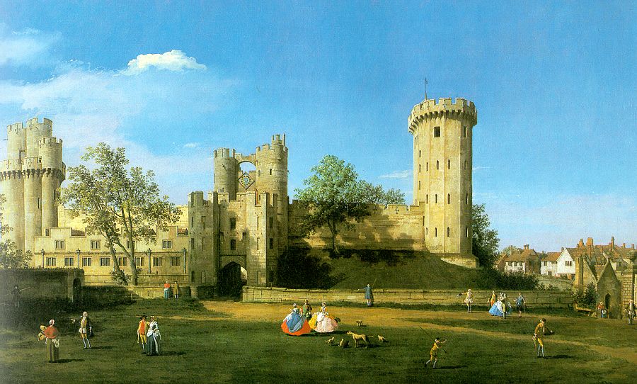 Canaletto Warwick Castle, The East Front
