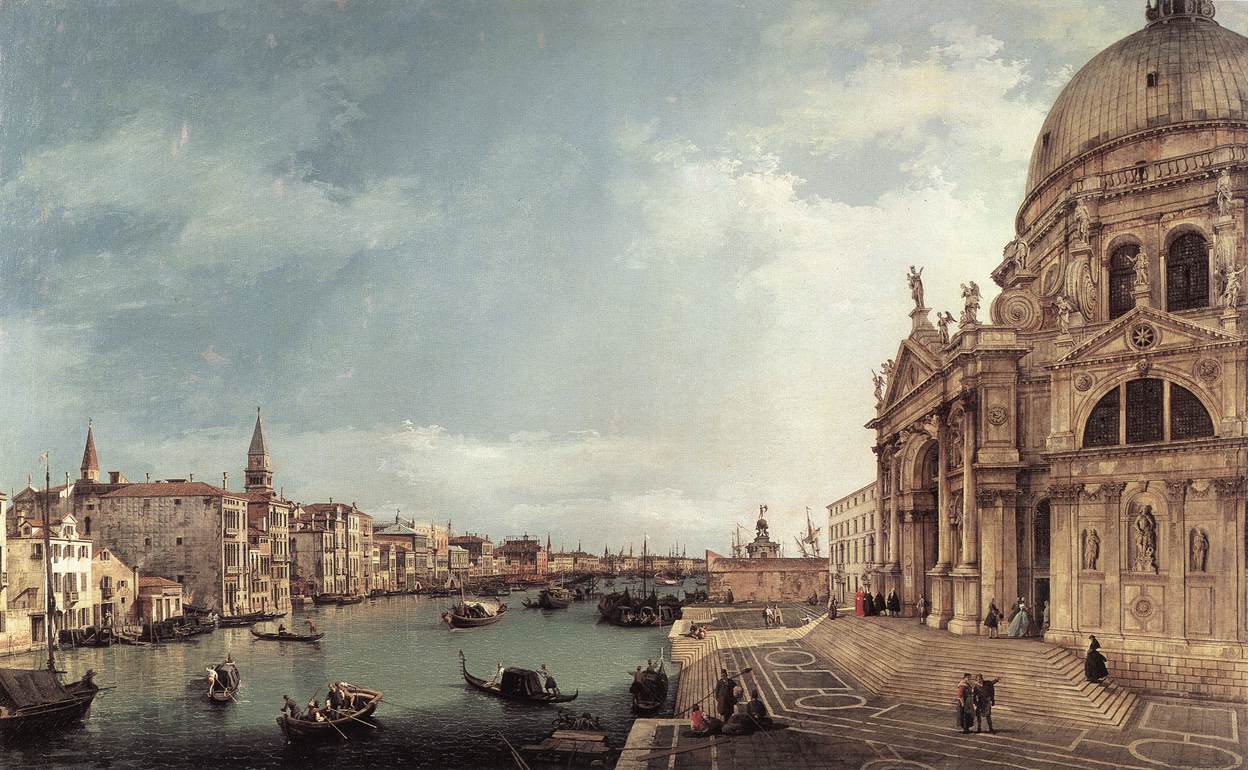 Canaletto Entrance to the Grand Canal: Looking East f