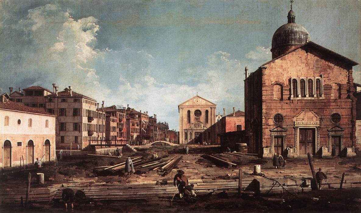 Canaletto View of San Giuseppe di Castello d