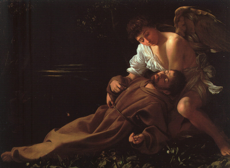 Caravaggio St.Francis in Ecstasy