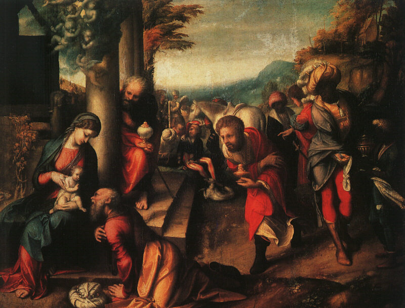 Correggio The Adoration of the Magi_3
