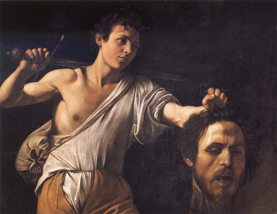Caravaggio David with the head of Goliath