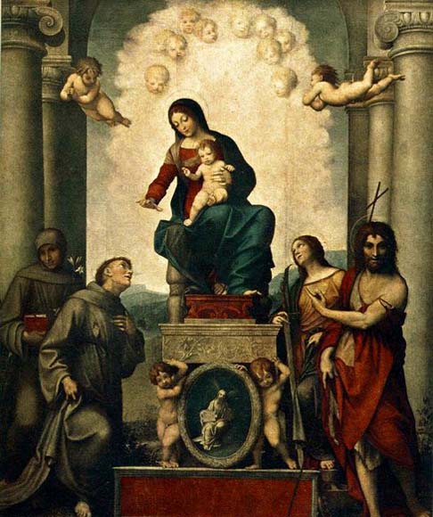 Correggio Madonna with St. Francis