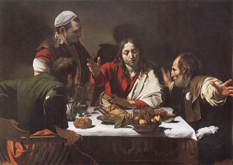 Caravaggio Supper of Aaimasi