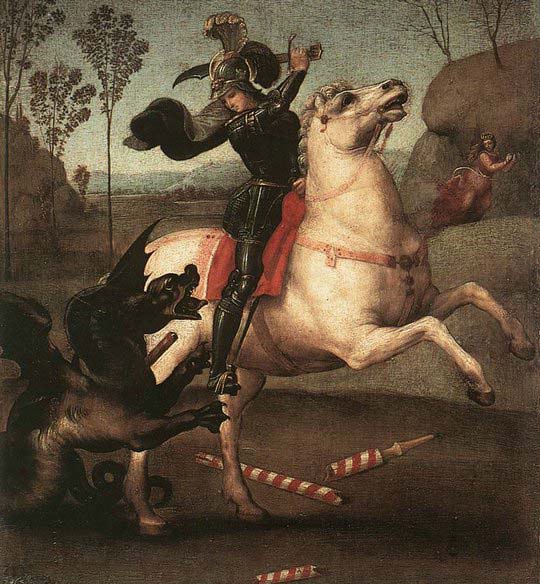 Raffaello St George Fighting the Dragon