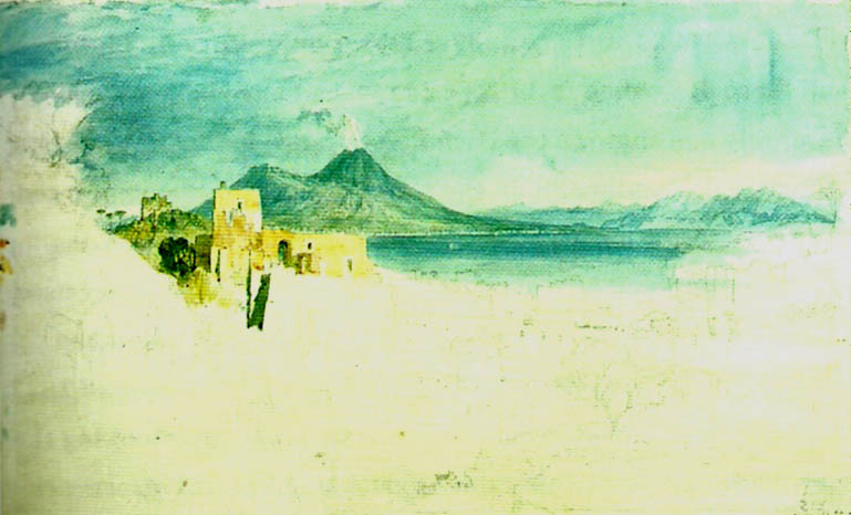 J.M.W.Turner view of naples in the distance