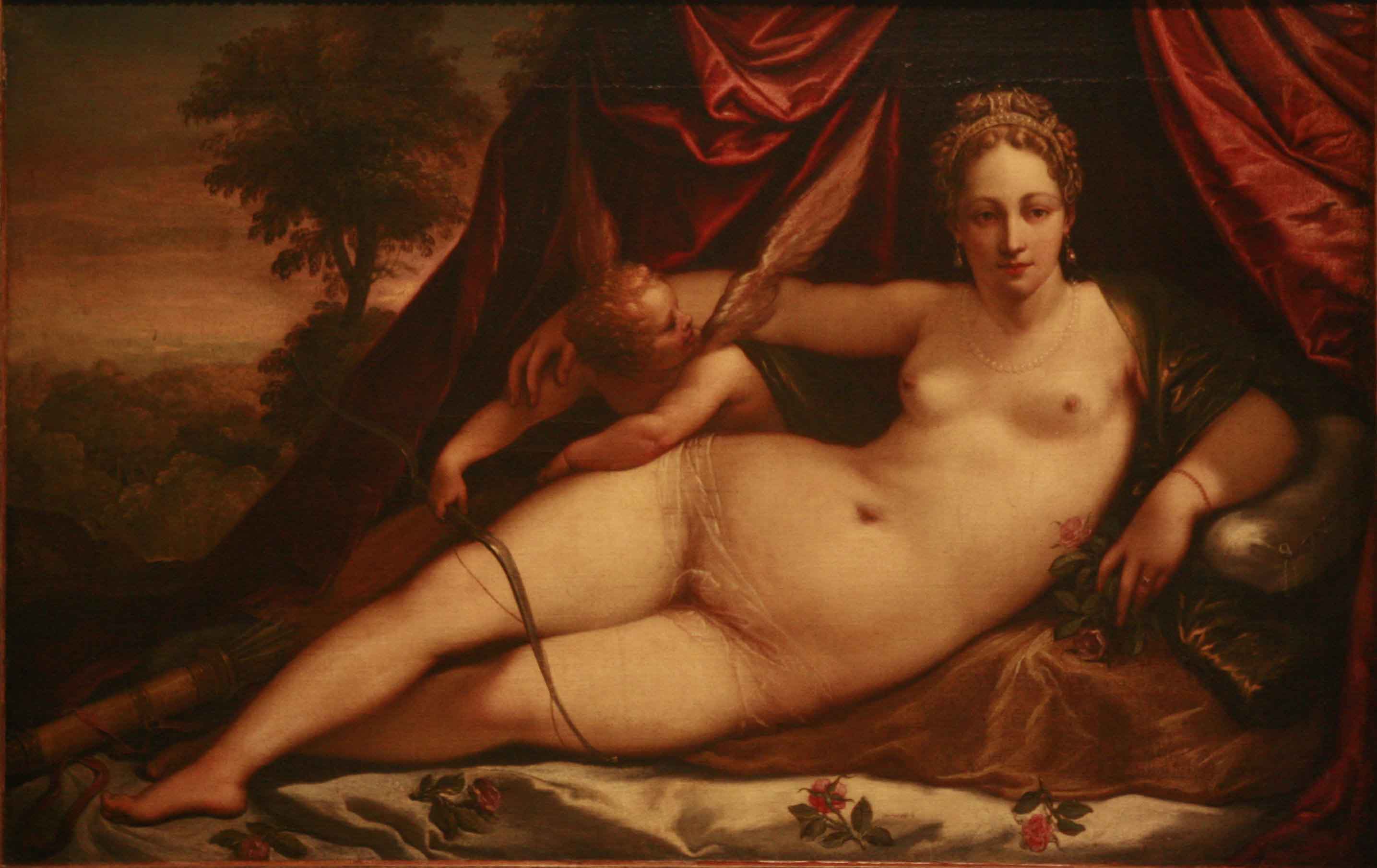 BRAMANTE Venus and Cupid
