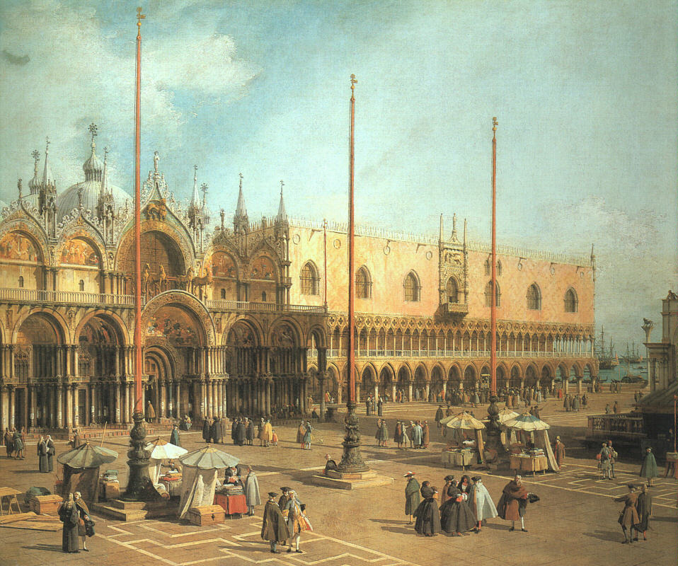 Canaletto Piazza San Marco- Looking Southeast