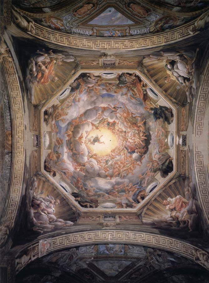 Correggio Assumption of the Virgin,cupola