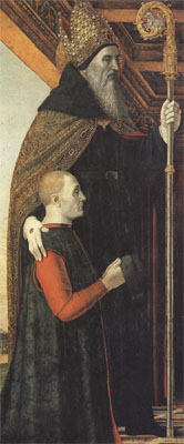 Bergognone Augustiue with a Kneeling Donor (mk05)