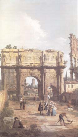 Canaletto Rome The Arch of Constantine (mk25)