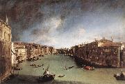 Canaletto Grand Canal, Looking Northeast from Palazo Balbi toward the Rialto Bridge Sweden oil painting reproduction