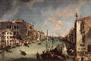 Canaletto Grand Canal, Looking East from the Campo San Vio Sweden oil painting reproduction