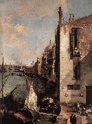 Canaletto Grand Canal, Looking East from the Campo San Vio (detail) fd Sweden oil painting reproduction