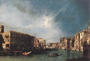 Canaletto The Grand Canal from Rialto toward the North Sweden oil painting reproduction