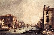 Canaletto Rio dei Mendicanti: Looking South Sweden oil painting reproduction
