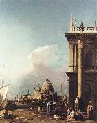 Canaletto Venice: The Piazzetta Looking South-west towards S. Maria della Salute sdfg Sweden oil painting reproduction
