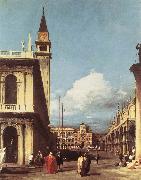Canaletto The Piazzetta, Looking toward the Clock Tower df Sweden oil painting reproduction