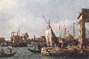 Canaletto La Punta della Dogana (Custom Point) dfg Sweden oil painting reproduction