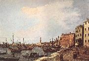 Canaletto Riva degli Schiavoni - west side dfg Sweden oil painting reproduction