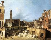 Canaletto The Stonemason s Yard Sweden oil painting reproduction