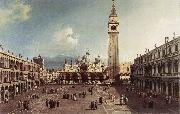 Canaletto Piazza San Marco with the Basilica fg Sweden oil painting reproduction