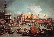 Canaletto The Bucintoro Returning to the Molo on Ascension Day fg Norge oil painting reproduction