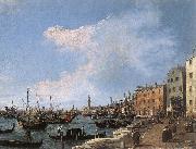Canaletto The Riva degli Schiavoni f Norge oil painting reproduction