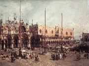 Canaletto Piazza San Marco: Looking South-East Sweden oil painting reproduction