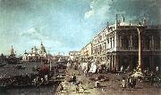 Canaletto The Molo with the Library and the Entrance to the Grand Canal f Sweden oil painting reproduction