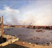 Canaletto London: The Thames and the City of London from Richmond House g Sweden oil painting reproduction