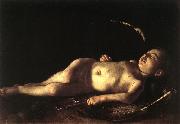 Caravaggio Sleeping Cupid gg Norge oil painting reproduction