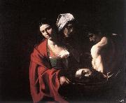 Caravaggio, Salome with the Head of the Baptist fg