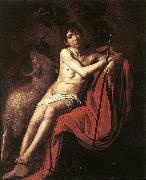 Caravaggio, St John the Baptist fdg