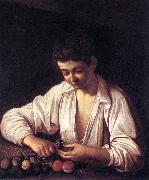 Caravaggio, Boy Peeling a Fruit df