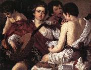 Caravaggio, The Musicians f