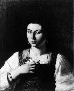 Caravaggio Portrait of a Courtesan fg Sweden oil painting reproduction