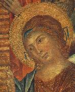 Cimabue, The Madonna in Majesty (detail) dfg