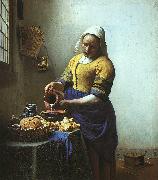 JanVermeer The Milkmaid Sweden oil painting reproduction