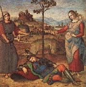 Raphael The Knights Dream Germany oil painting reproduction
