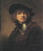 Rembrandt, Self Portrait as a Young Man