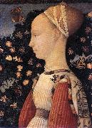 PISANELLO, Portrait of a Princess of the House of Este  vhh