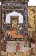 Bihzad A Poor dervish deserves,through his wisdom,to replace the arrogant cadi in the mosque