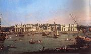 Canaletto, Greenwich Hospital from the North Bank of the Thames