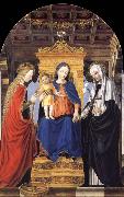 Bergognone, The Virgin and Child Enthroned with Saint Catherine of Alexandria and Saint Catherine of Siena