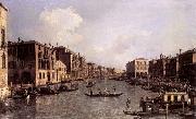 Canaletto Looking South-East from the Campo Santa Sophia to the Rialto Bridge Spain oil painting reproduction