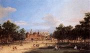 Canaletto the Old Horse Guards and Banqueting Hall, from St James-s Park USA oil painting reproduction