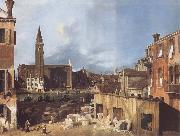Canaletto Campo S.Vidal and Santa Maria della Carita France oil painting reproduction
