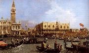 Canaletto named Canaletto Venetie, the Bacino Tue S. Marco on Hemelvaartsdag Sweden oil painting reproduction