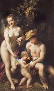 Correggio, Venus with Mercury and Cupid